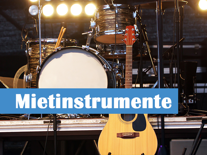 Mietinstrumente Musikschule Sieber